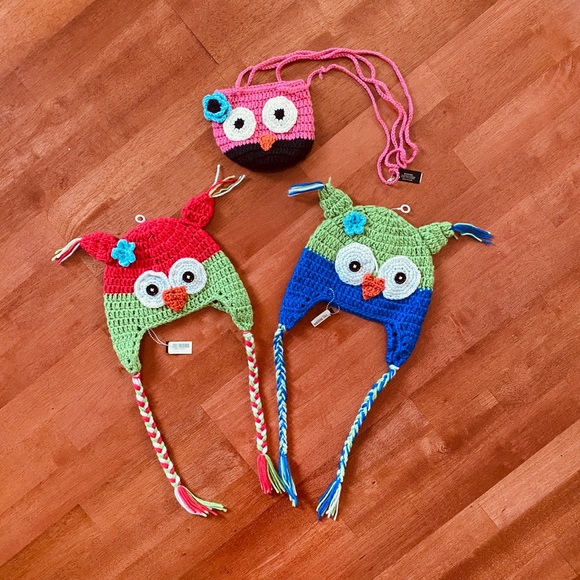 New! KNITTED OWL BEANIES - Picture 6 of 6